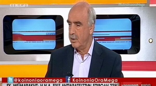 Μεϊμαράκης: Έργο του ΣΥΡΙΖΑ το 23% στην εκπαίδευση (video)