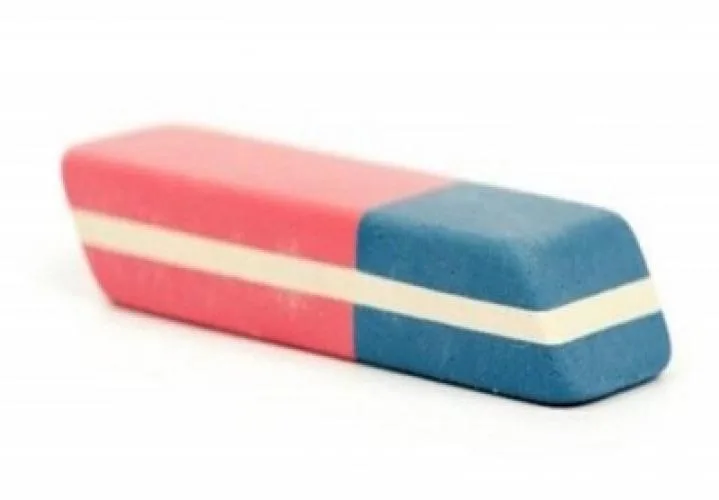 Σε τι χρησιμεύει το μπλε κομμάτι της γομολάστιχας; (όχι για να σβήνει στυλό, πάντως)