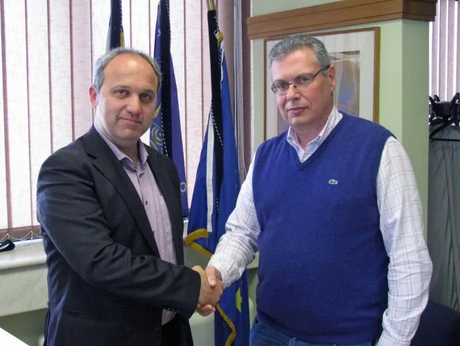 Επίσκεψη στον Πρύτανη του Πανεπιστημίου Μακεδονίας