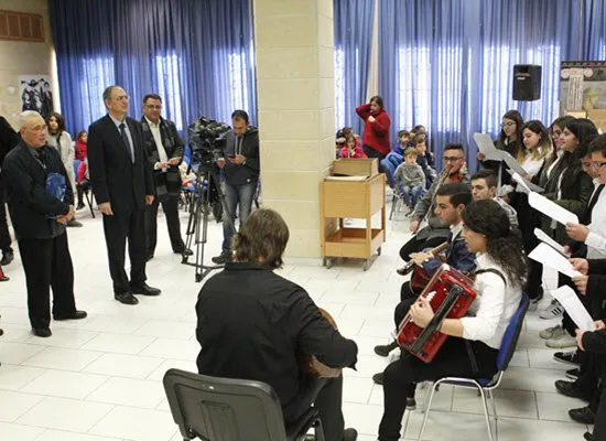 Συνάντηση του Κώστα Ζουράρι με τον Κύπριο υπουργό Παιδείας Κώστα Καδή στην Κύπρο