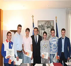 08-10-14 Βράβευση των μαθητών της Εθνικής Ομάδας Πληροφορικής