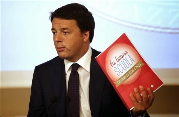 Σχέδιο «Καλό Σχολείο»150.000 προσλήψεις εκπαιδευτικών στα επόμενα τρία χρόνια…κατάργηση αναπληρωτών – ανοιχτά σχολεία μέχρι το βράδυ ( στην Ιταλία)