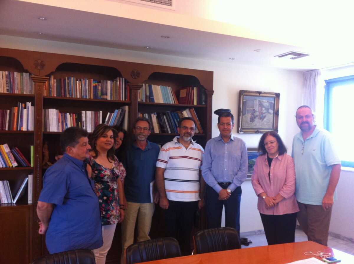 21-08-13 Συνάντηση του Υφυπουργού Παιδείας και Θρησκευμάτων, Συμεών Κεδίκογλου με την Καλλιτεχνική Επιτροπή Μουσικών …