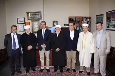 29-08-14 Συνάντηση Ηγεσίας Υ.ΠΑΙ.Θ. στη Μουφτεία Κομοτηνής με τους Σοφολογιότατους Μουφτήδες Θράκης στο εμπορικό …