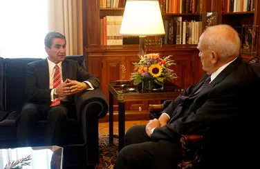 03-09-14 Συνάντηση του Υπουργού Παιδείας και Θρησκευμάτων κ. Ανδρέα Λοβέρδου με τον Πρόεδρο της Δημοκρατίας κ. …