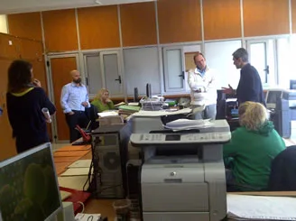 22-10-14 Απροειδοποίητη επίσκεψη Υπουργού Παιδείας και Θρησκευμάτων Ανδρέα Λοβέρδου στο ΤΕΦΑΑ Θεσσαλονίκης