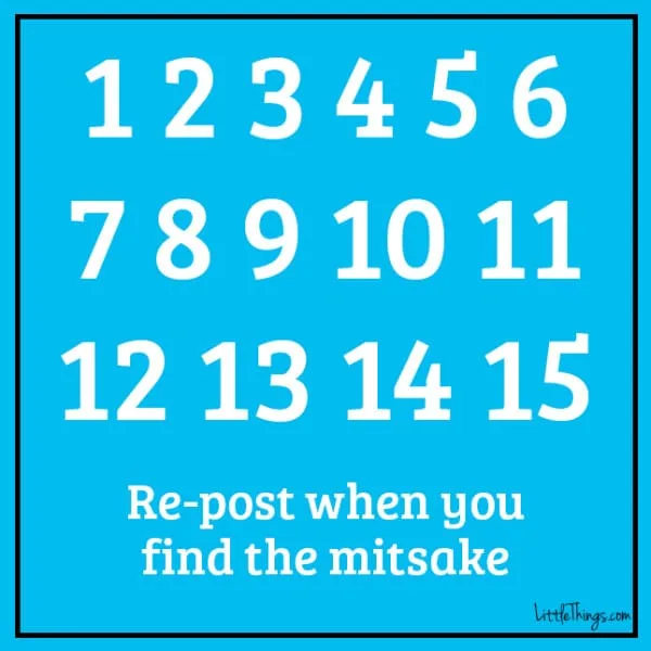 Το μεγαλύτερο ποσοστό των ανθρώπων δεν μπορεί να βρει το λάθος! Εσύ μπορείς;