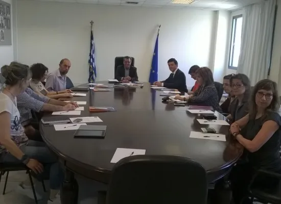 Συνάντηση του Γενικού Γραμματέα του Υπουργείου Γιάννη Παντή με εκπροσώπους της UNHCR και της UNICEF για την εκπαίδευση των προσφυγόπουλων