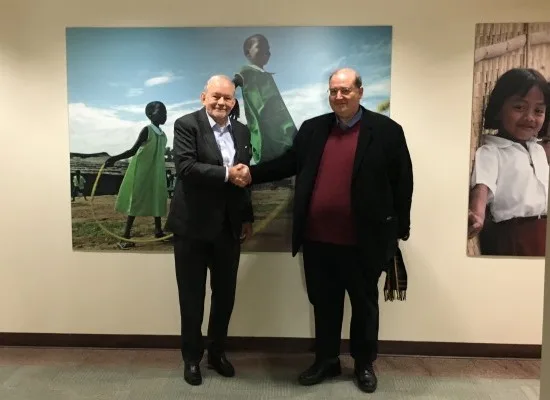 Συνάντηση Φίλη με τον επικεφαλής της UNICEF, Anthony Lake, στη Ν. Υόρκη
