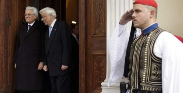 Συνάντηση Παυλόπουλου-Ματταρέλα (φώτο)