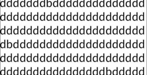 Τεστ όρασης: Έχεις 30 δευτερόλεπτα να βρεις όλα τα “b”