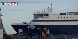 Σύρος: – Δείτε τι βλέπει ο καπετάνιος (Βίντεο)!