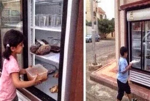 ΜΠΡΑΒΟ του!! Σαουδάραβας έβαλε ψυγείο έξω από το σπίτι του για να παίρνουν φαγητό οι φτωχοί!