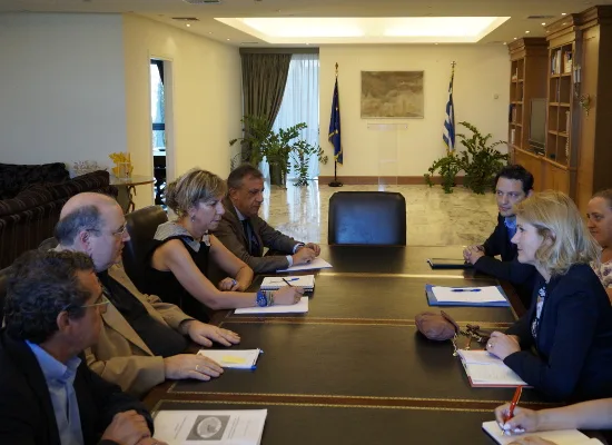 Το προσφυγικό στη συνάντηση Φίλη με την τέως Πρωθυπουργό της Δανίας