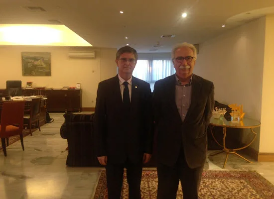 Ο Κώστας Γαβρόγλου με τον Ρουμάνο ομόλογό του