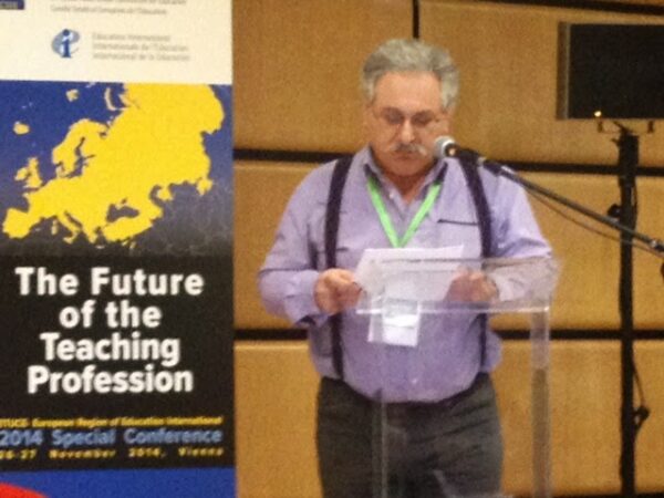 Οι αγώνες μας στο πανευρωπαϊκό συνέδριο εκπαιδευτικών