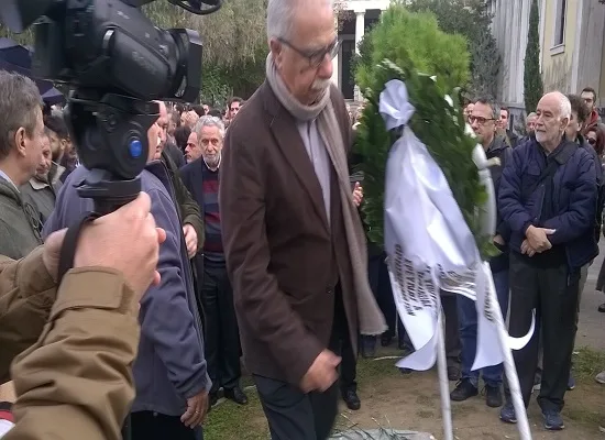 Ο υπουργός Παιδείας, Έρευνας & Θρησκευμάτων, Κώστας Γαβρόγλου στο Πολυτεχνείο