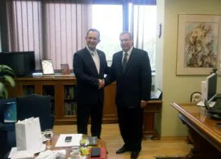 Επίσκεψη του νέου Τούρκου Προξένου, στον Πρύτανη του Πανεπιστημίου Μακεδονίας