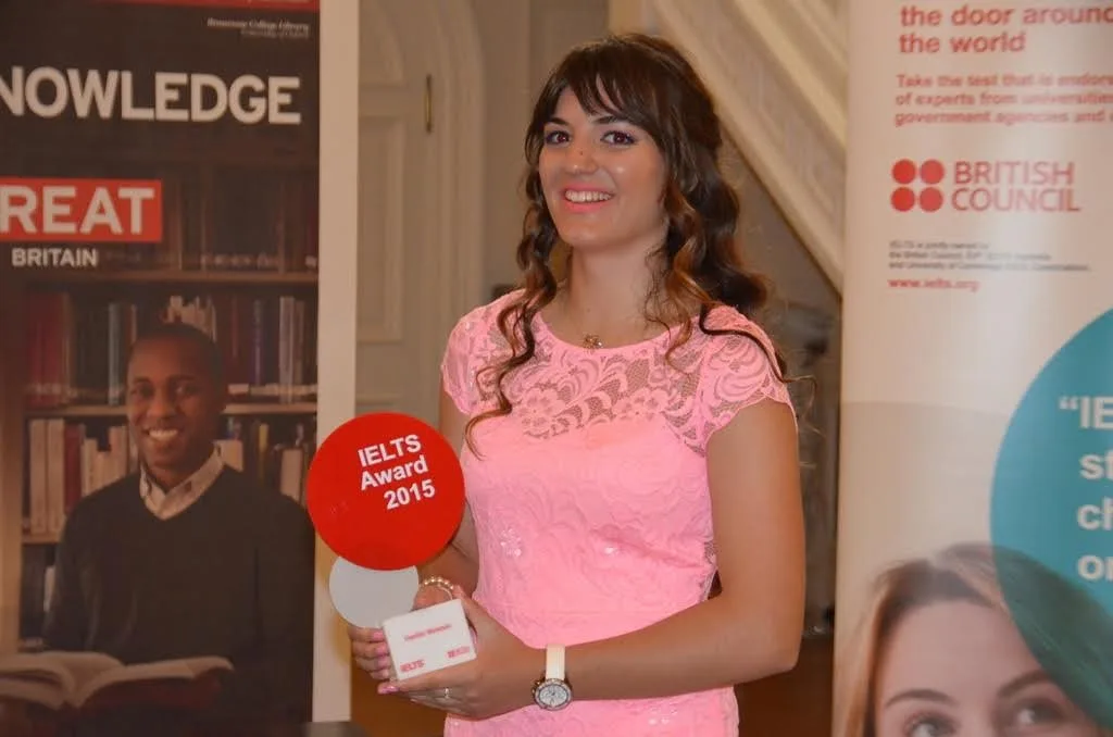 Η Βασιλική Μελετάκη είναι η νικήτρια του 1ου Βραβείου IELTS 2015 από το British Council!