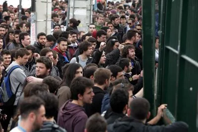 Διαμαρτυρία φοιτητών για τις μετεγγραφές. Σπουδές για υψηλά βαλάντια