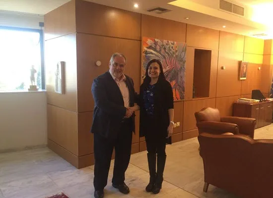 Τη συνεργασία στην Επιστήμη και την Τεχνολογία συζήτησαν ο Αν. Υπουργός Έρευνας και Καινοτομίας και η Πρέσβειρα της Αργεντινής