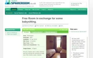 Δωρεάν δωμάτιο στο σπίτι αλλά με… αντάλλαγμα