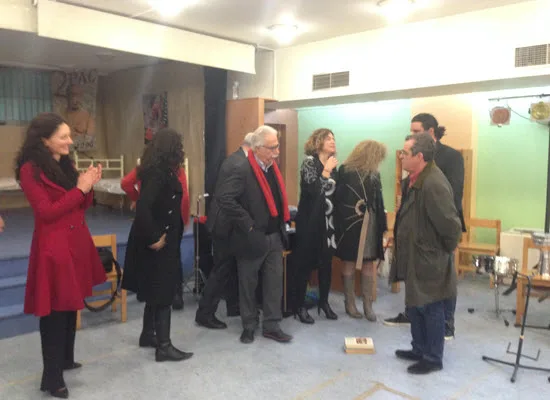 Ο Κώστας Γαβρόγλου στη χριστουγεννιάτικη γιορτή του Ειδικού Καταστήματος Κράτησης Νέων Αυλώνα