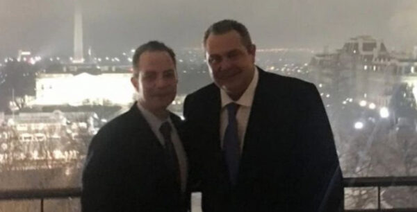 Τον προσωπάρχη του Λευκού Οίκου συνάντησε ο Καμμένος – Συζήτησαν για τα ανοικτά ελληνικά θέματα