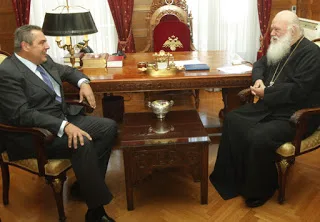 Πρώτα με τον Αλέξη Τσίπρα και αργότερα με τον Πάνο Καμμένο θα συναντηθεί ο Αρχιεπίσκοπος Ιερώνυμος για τα Θρησκευτικά