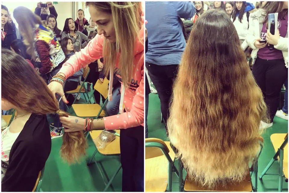 Μαθήτριες του 1ου ΓΕΛ Ξάνθης έκοψαν και δώρισαν τις κοτσίδες τους!