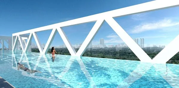 Μια απίθανη πισίνα στον… ουρανό!