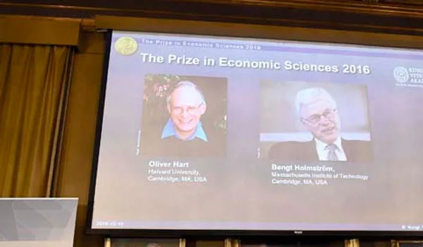 Το Νόμπελ Οικονομίας στους Όλιβερ Χαρτ και Μπενγκ Χόλμστρεμ