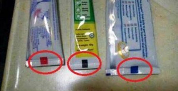 Τι ακριβώς σημαίνει το διακριτικό χρώμα στη συσκευασία της οδοντόπαστας;