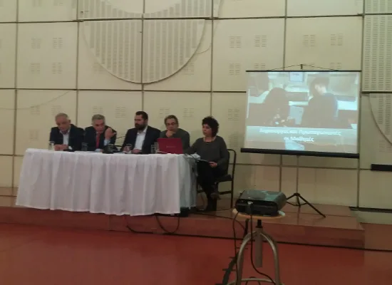 Συνέντευξη τύπου Πελεγρίνη-Ταγματάρχη για την Εκπαιδευτική Τηλεόραση