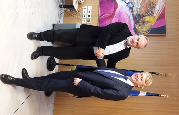 Συνάντηση του  Αν. Υπουργού  Έρευνας και Καινοτομίας Κώστα Φωτάκη   με τον   Νορβηγό Πρέσβη  Jørn E. Gjelstad