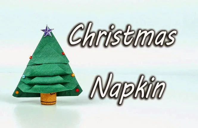 Πως να φτιάξετε ένα χριστουγεννιάτικο δένδρο με μια χαρτοπετσέτα (Video)