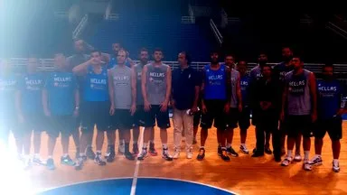 25-08-14 Ενημέρωση Παικτών Εθνικής Μπάσκετ για το «Κοινωνικό Σχολείο»