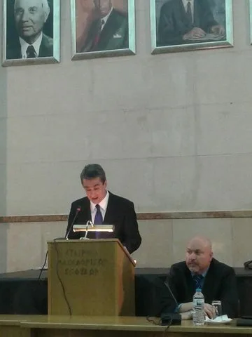 22-11-14 Παρουσία Υ.ΠΑΙ.Θ, Α. Λοβέρδου σε παρουσίαση βιβλίου στη Θεσσαλονίκη και συνάντηση με αναπληρωτές Πρυτάνεις του Α.Π.Θ.