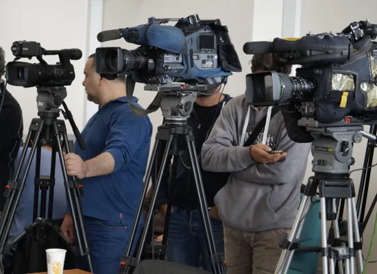 Κοινή συνέντευξη τύπου Σίας Αναγνωστοπούλου και Αλέξη Χαρίτση