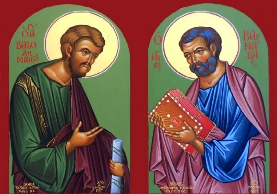 Εορτή των Αγίων Αποστόλων Βαρθολομαίου και Βαρνάβα