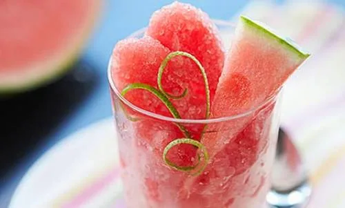 Τέλεια γρανίτα καρπούζι!