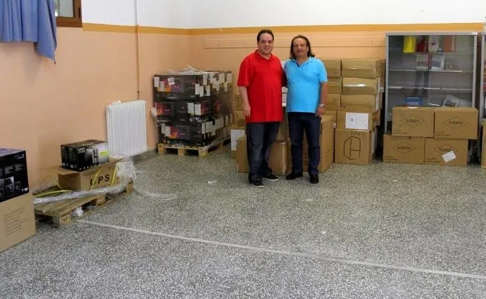 Δωρεά ηλεκτρονικού εξοπλισμού από την «Αποστολή»  σε σεισμόπληκτα σχολεία της Κεφαλονιάς