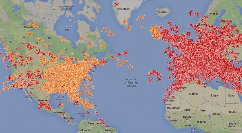 Μοναδική εφαρμογή: Δείτε live όλες τις πτήσεις του κόσμου!