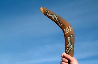 Γιατί το μπούμερανγκ γυρνά πίσω;