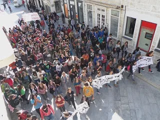 Συνεχίζουν τον αγώνα τους οι μαθητές της Σύρου