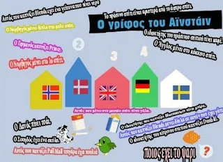 Είναι αυτός ο γρίφος του Αϊνστάιν; Μπορείτε να τον λύσετε ;