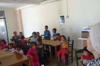 Μυρσίνη: Προσφυγόπουλα στα θρανία