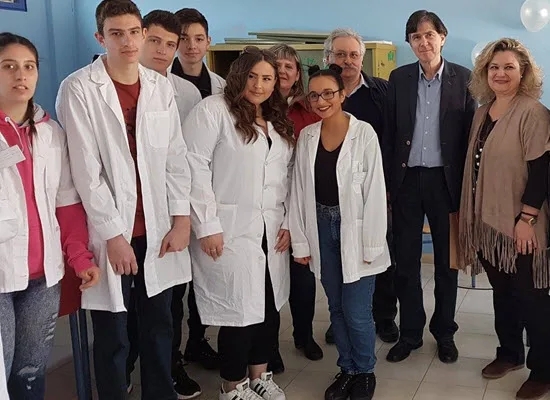 Ο Υφυπουργός Παιδείας Δημήτρης Μπαξεβανάκης στο 3ο ΕΠΑΛ Χαλανδρίου