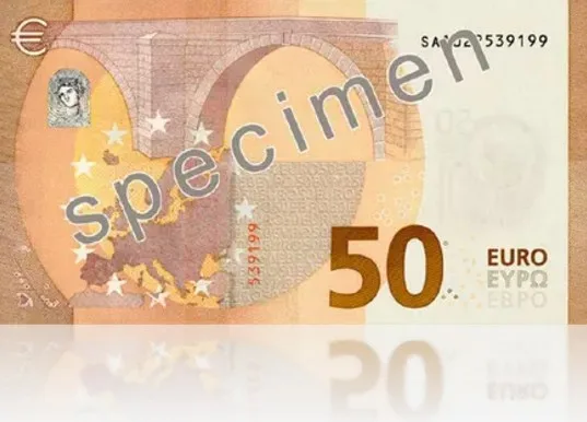 Έρχεται στις 4 Απριλίου το νέο χαρτονόμισμα των 50 ευρώ