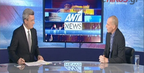 Ο Βαρουφάκης στον ΑΝΤ1: Το 3ο μνημόνιο αποτέλεσε σχέδιο Σόιμπλε για Grexit – Τους παρακαλώ για ειδικό δικαστήριο(video)